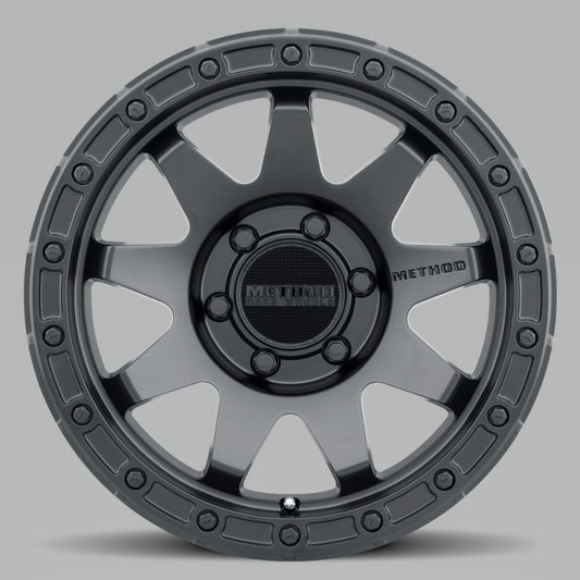 Method MR317 20x9 0mm Offset 6x5.5 106.25mm CB Matte Black Wheel - eliteracefab.com