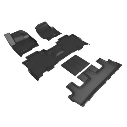 3D Maxpider L1FR14801509 18-23 Ford Expedition Max Kagu Floor Mat- Black R1 R2 R3