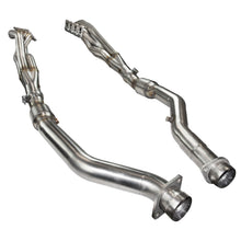 Load image into Gallery viewer, KOOKS 1-7/8&quot; X 3&quot; LONG TUBE HEADERS &amp; GREEN CATTED CONNECTION PIPES (12-19 GRAND CHEROKEE/2018+ TRACKHAWK/DURANGO) - eliteracefab.com