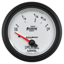 Load image into Gallery viewer, Autometer Phantom II 2-5/8in / 73 Ohms Empty - 10 Ohms Full Electrical Fuel Level Gauge