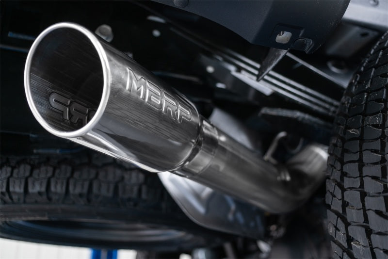 MBRP 2017+ Ford F-250/F-350 6.2L/7.3L Super/Crew Cab Single Side 4in T304 Catback Exhaust - eliteracefab.com