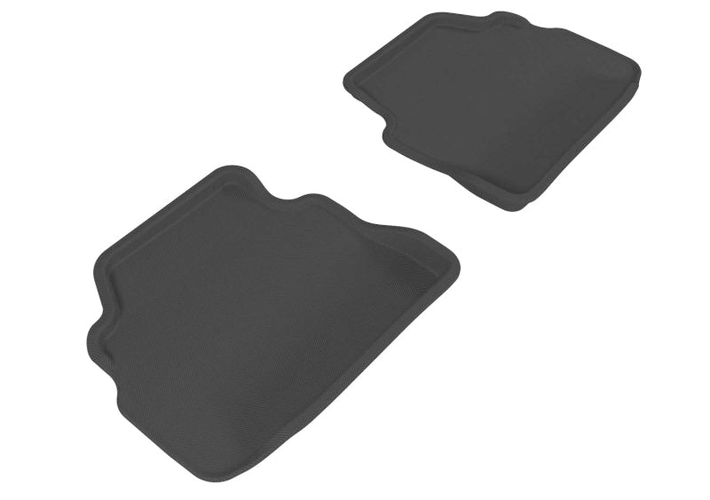 3D MAXpider L1BM02521509 2007-2013 BMW 3 Series E92 Kagu 2nd Row Floormats - Black 3D MAXpider