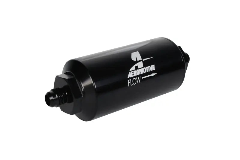 Aeromotive Fuel Filter 100 Micron AN-06 Male Black - eliteracefab.com