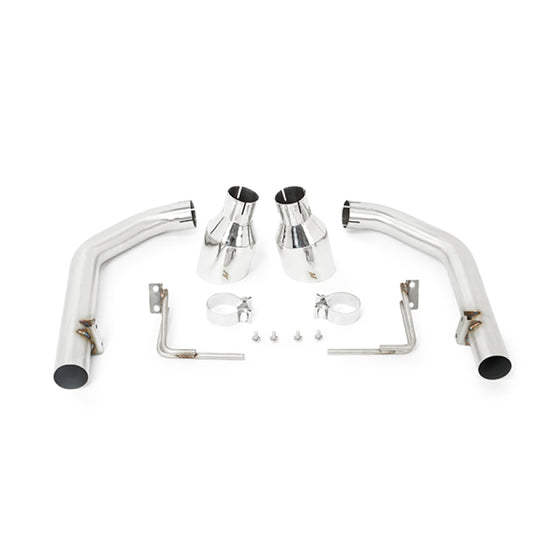 Mishimoto 2015+ Ford Mustang Axleback Exhaust Race w/ Polished Tips - eliteracefab.com