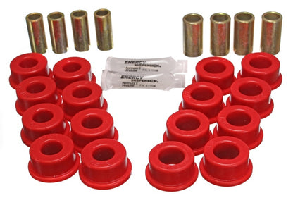 Energy Suspension 84-95 Chevy Corvette Red Rear End Control Arm Bushing Set - eliteracefab.com