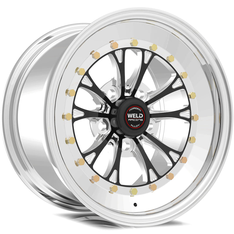 Weld Vitesse 15x10 / 5x4.5 BP / 4.5in. BS Black Wheel - Non-Beadlock