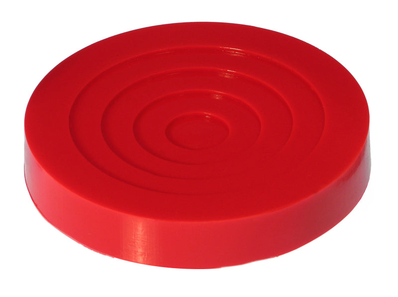 Prothane Universal Jack Pad 5in Diameter Model - Red - eliteracefab.com