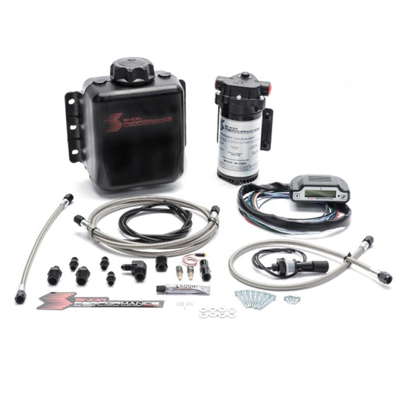 Snow Performance Stg 3 Boost Cooler DI 2D MAP Prog. Water Injection Kit (SS Braided Line & 4AN) - eliteracefab.com
