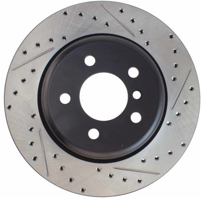 STOPTECH 2011-2013 BMW 535I / 2012-2016 BMW 640I SLOTTED & DRILLED REAR LEFT BRAKE ROTOR, 127.34131L - eliteracefab.com