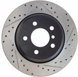 STOPTECH 2011-2013 BMW 535I / 2012-2016 BMW 640I SLOTTED & DRILLED REAR LEFT BRAKE ROTOR, 127.34131L