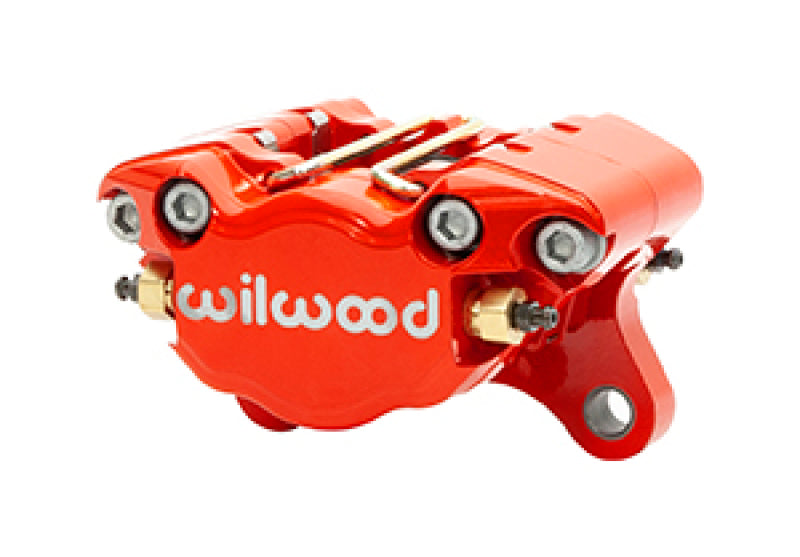 Wilwood Caliper-Dynapro Single 3.75in Mount 1.38in Pistons .38in Disc - Red Wilwood