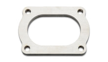 Load image into Gallery viewer, Vibrant T304 SS 4 Bolt Flange for 3in O.D. Oval tubing - eliteracefab.com