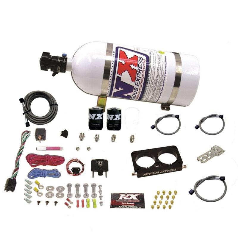 Nitrous Express 96-04 Ford Mustang Cobra 4 Valve (Stock TB) Nitrous Kit (50-300HP) w/10lb Bottle