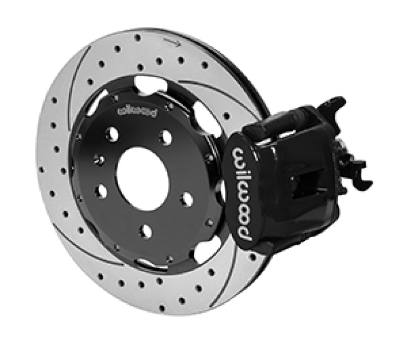 Wilwood 03-08 Audi A4 Caliper-Combination Parking Brake Rear 12.19 Rotor - Black Wilwood