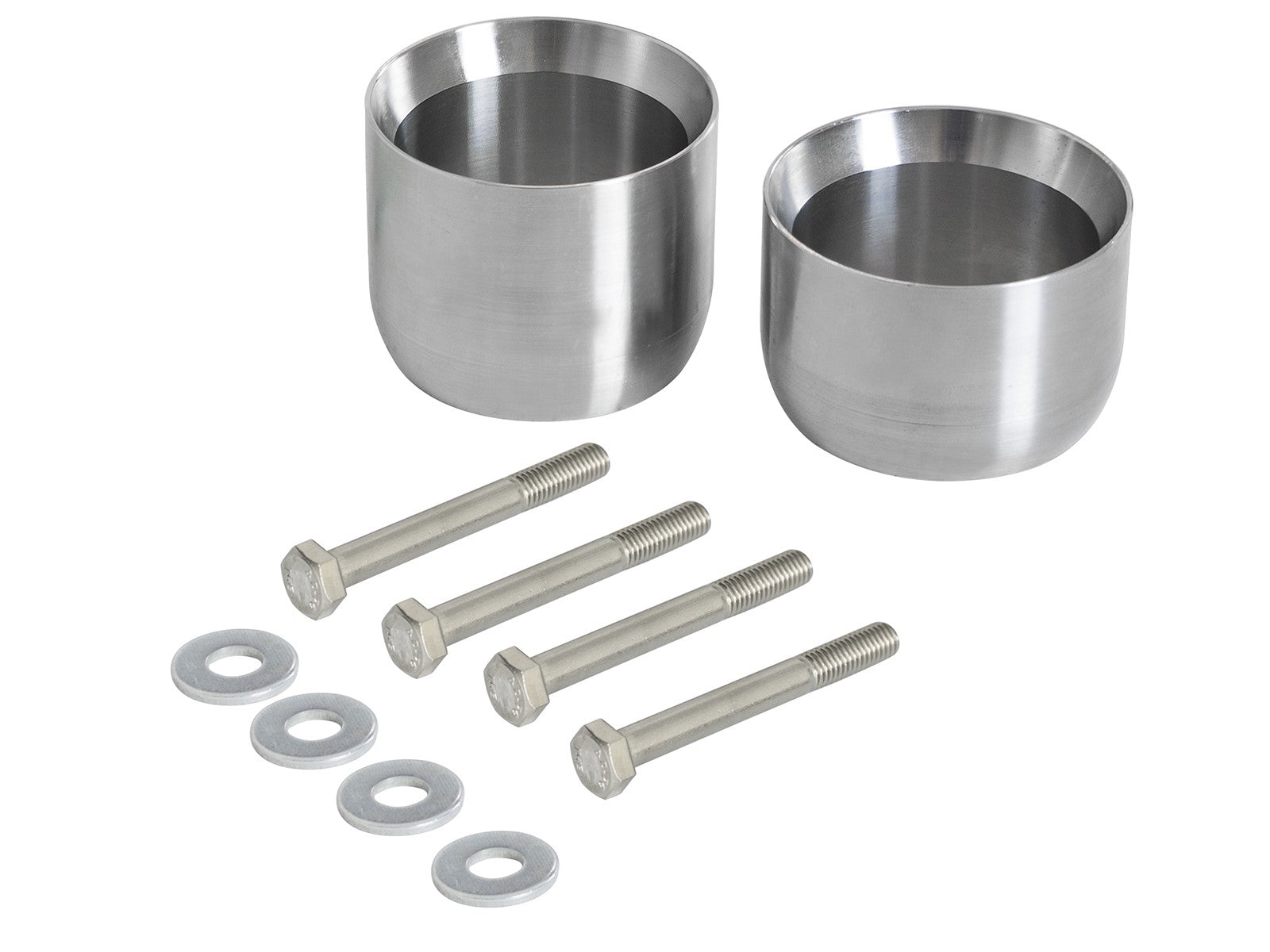 aFe Scorpion 304 Stainless Steel Y-Pipe Spacer Kit Jeep Wrangler (JK) 12-18 V6-3.6L - eliteracefab.com