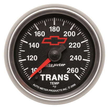 Autometer Full Sweep Electric 52mm 100-260 Deg. F Transmission Temprature Gauge 3657-00406