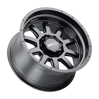 Weld Off-Road W101 20X12 Stealth 8X165.1 ET-44 BS4.75 Satin Black 125.1