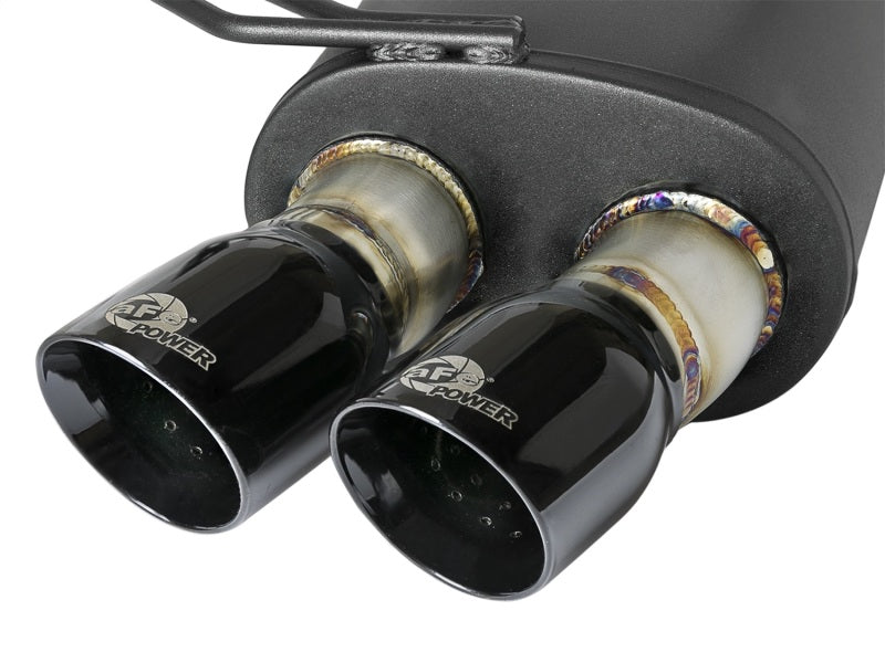 aFe MACH Force-Xp 2-1/2in 304 SS Cat-Back Exhaust w/ Black Tips 05-08 BMW Z4 M Coupe (E86) L6 3.2L - eliteracefab.com