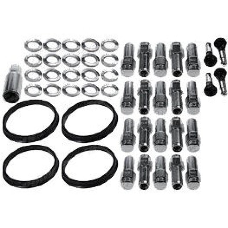 Race Star 12mmx1.5 GM Closed End Deluxe Lug Kit - 20 PK - eliteracefab.com