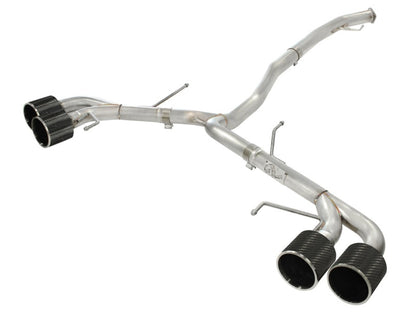 aFe Takeda 3in SS Exhaust Cat-Back 09-14 Nissan GTR V6 3.8L Carbon Fiber Tips aFe