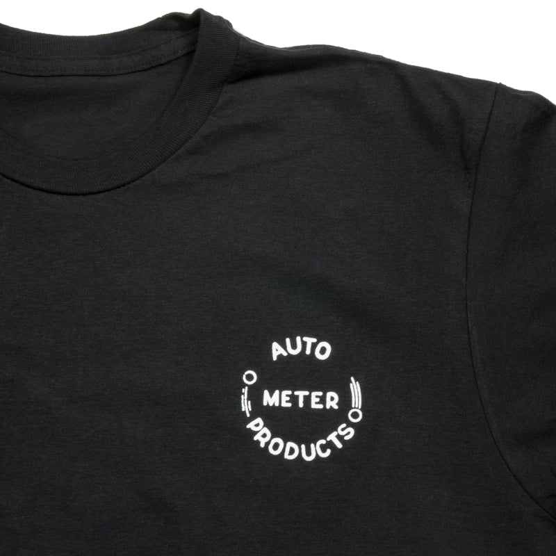 Autometer Vintage T-Shirt Black Large 0423L