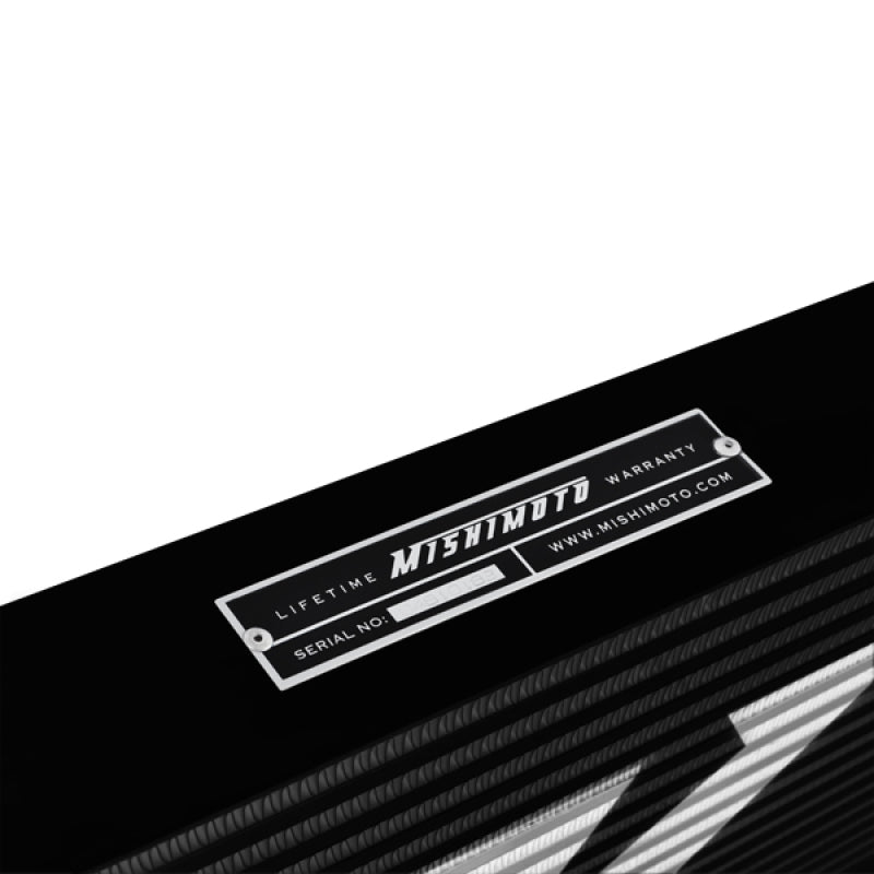 Mishimoto Universal Black R Line Intercooler Overall Size: 31x12x4 Core Size: 24x12x4 Inlet / Outlet - eliteracefab.com