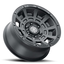 Load image into Gallery viewer, ICON Thrust 17x8.5 6x5.5 0mm Offset 4.75in BS Satin Black Wheel - eliteracefab.com