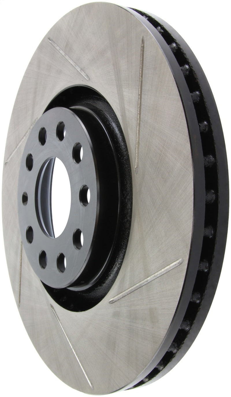 StopTech Power Slot 01-06 Audi Allroad / 05-09 A4 / 6/99-04 A6 / 99-02 S4 Left Front Slotted Rotor - eliteracefab.com