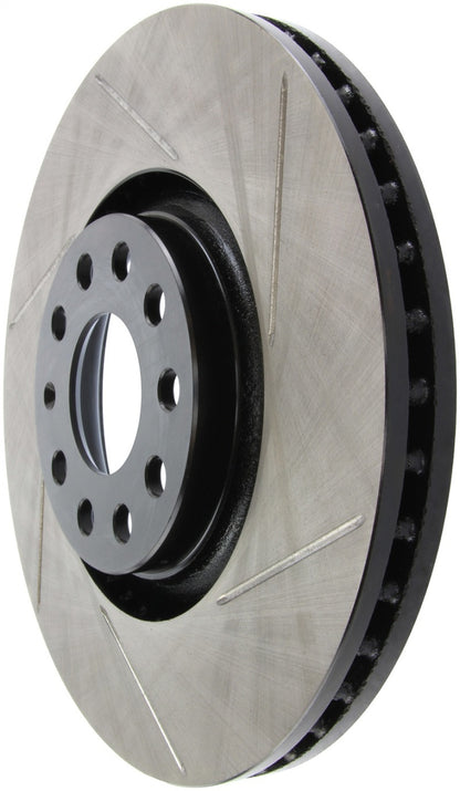 StopTech Power Slot 01-06 Audi Allroad / 05-09 A4 / 6/99-04 A6 / 99-02 S4 Left Front Slotted Rotor - eliteracefab.com