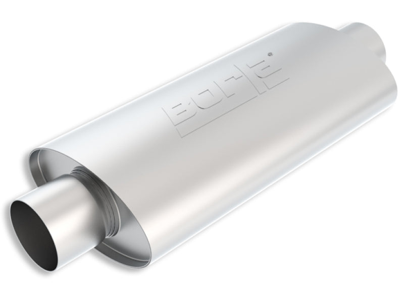 Borla XR-1 Racing Sportsman 3.5in. Outlet / 3.5in Inlet Oval Muffler - eliteracefab.com