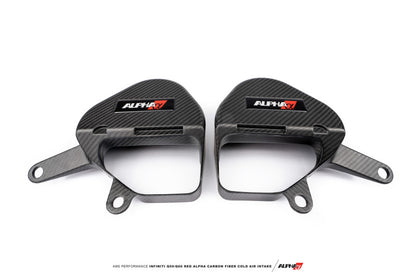 AMS Performance ALP.28.06.0004-1 Infiniti 17+ Q60 / 16+ Q50 3.0TT Alpha Matte Carbon Intake Covers