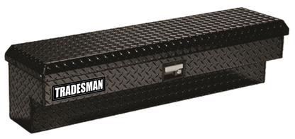 Tradesman Aluminum Side Bin Truck Tool Box (48in.) - Black Tradesman