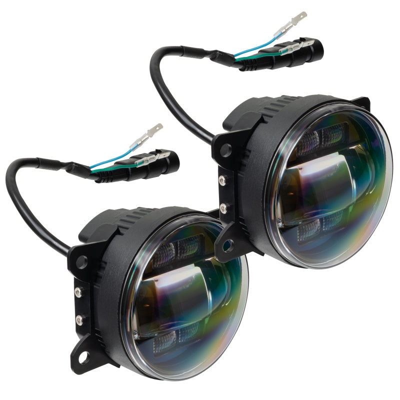 Oracle 4in High Performance LED Fog Light (Pair) - 6000K - eliteracefab.com