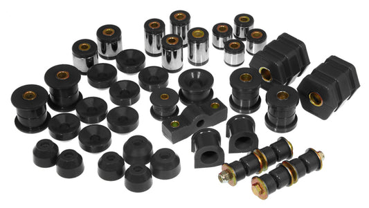 Prothane Total Vehicle Suspension Bushing Kit for 1996–2000 Honda Civic w/o Upper C-Arm Bushings, Black – 8-2017-BL