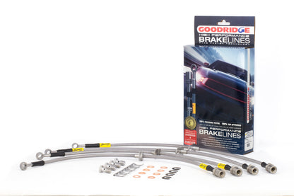 Goodridge 08-14 Subaru Impreza STi w/ Brembo Calipers Stainless Steel Brake Lines Kit - eliteracefab.com