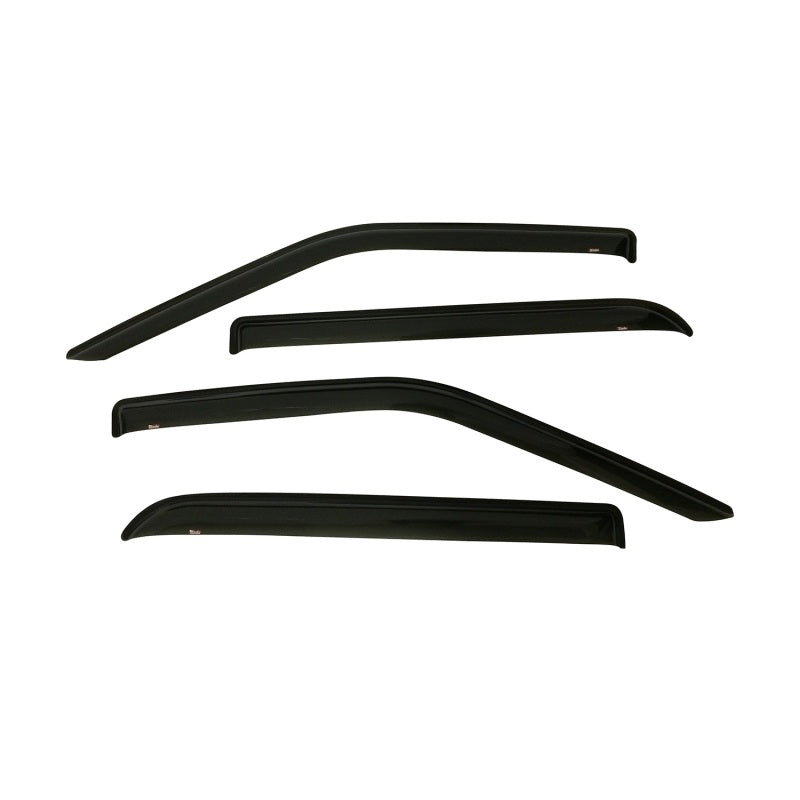 Westin 2015-2018 Ford F-150 SuperCrew Wade Slim Wind Deflector 4pc - Smoke - eliteracefab.com