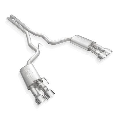 Stainless Works 2020 Ford GT500 Legend Catback H-Pipe Exhaust Factory Connect - Polished Tips Stainless Works