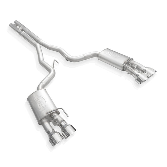Stainless Works 2020 Ford GT500 Legend Catback H-Pipe Exhaust Factory Connect - Polished Tips Stainless Works