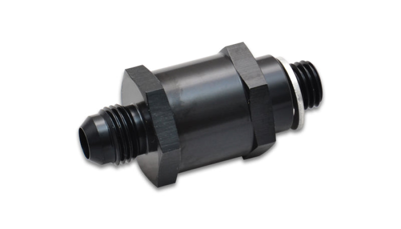 Vibrant Fuel Pump Check Valve -8AN Male Flare to 12mm x 1.5 Metric - eliteracefab.com