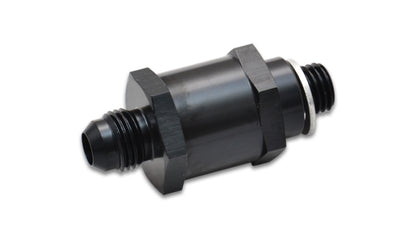 Vibrant Fuel Pump Check Valve -8AN Male Flare to 12mm x 1.5 Metric - eliteracefab.com