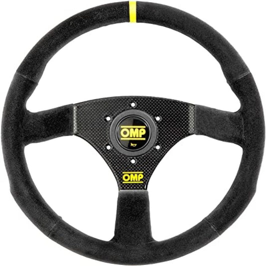 OMP 320 Carbon-S Flat Suede Steering Wheel - Black – OD0-2032-071
