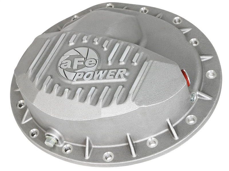 afe Front Differential Cover (Raw; Street Series); Dodge Diesel Trucks 03-12 L6-5.9/6.7L (td) - eliteracefab.com