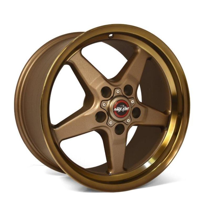 Race Star 92 Drag Star Bracket Racer 17x10.5 5x4.50BC 7.625BS Bronze Wheel - eliteracefab.com