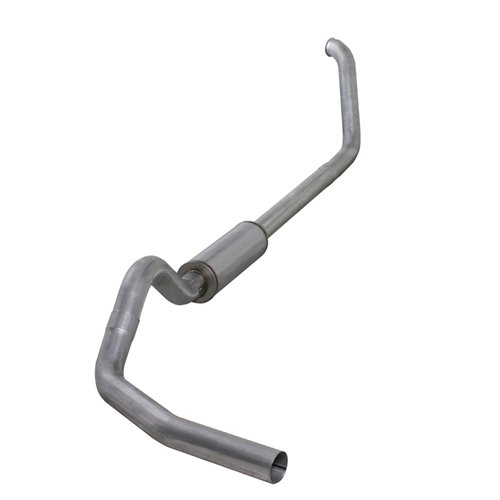 DIAMOND EYE 4" STAINLESS STEEL TURBO BACK SINGLE OUTLET EXHAUST 98.5-02 5.9L DODGE CUMMINS K4212S - eliteracefab.com