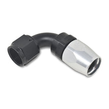 Load image into Gallery viewer, Russell Performance -16 AN Silver/Black 90 Degree Full Flow Hose End