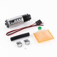 Load image into Gallery viewer, DeatschWerks 340lph DW300C Compact Fuel Pump w/ Universal Install Kit (w/ Mounting Clips) - eliteracefab.com