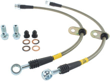 Load image into Gallery viewer, StopTech 06-12 Mitsubishi Eclipse Stainless Steel Rear Brake Lines - eliteracefab.com