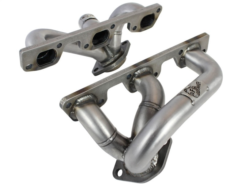 aFe Twisted Steel Header SS-409 HDR Jeep Wrangler JK 07-11 V6 3.8L aFe
