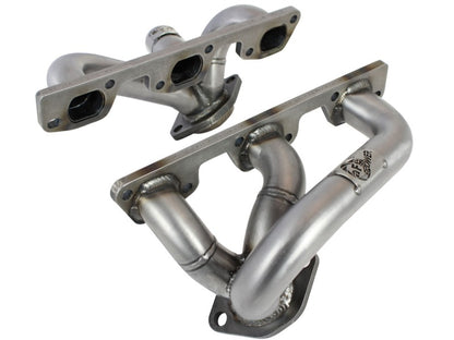 aFe Twisted Steel Header SS-409 HDR Jeep Wrangler JK 07-11 V6 3.8L aFe
