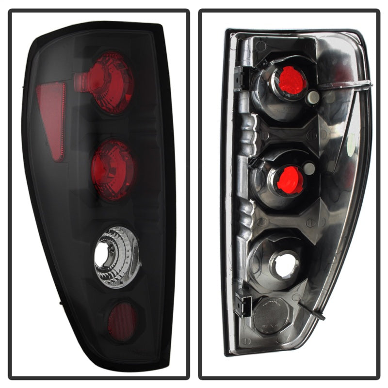 Spyder Chevy Colorado 04-13/GMC Canyon 04-13 Euro Style Tail Lights Black ALT-YD-CCO04-BK - eliteracefab.com